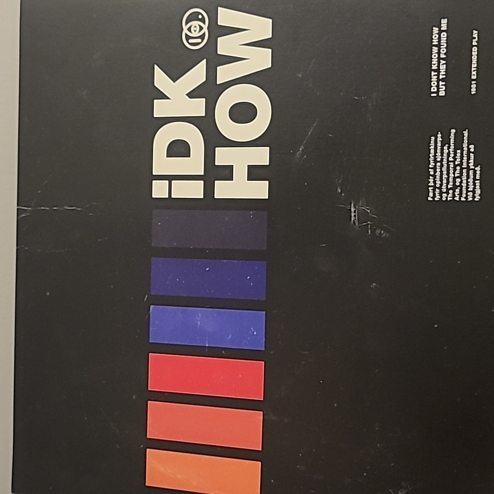 I Don't Know How But They Found Me - 1981 Vinyl Black